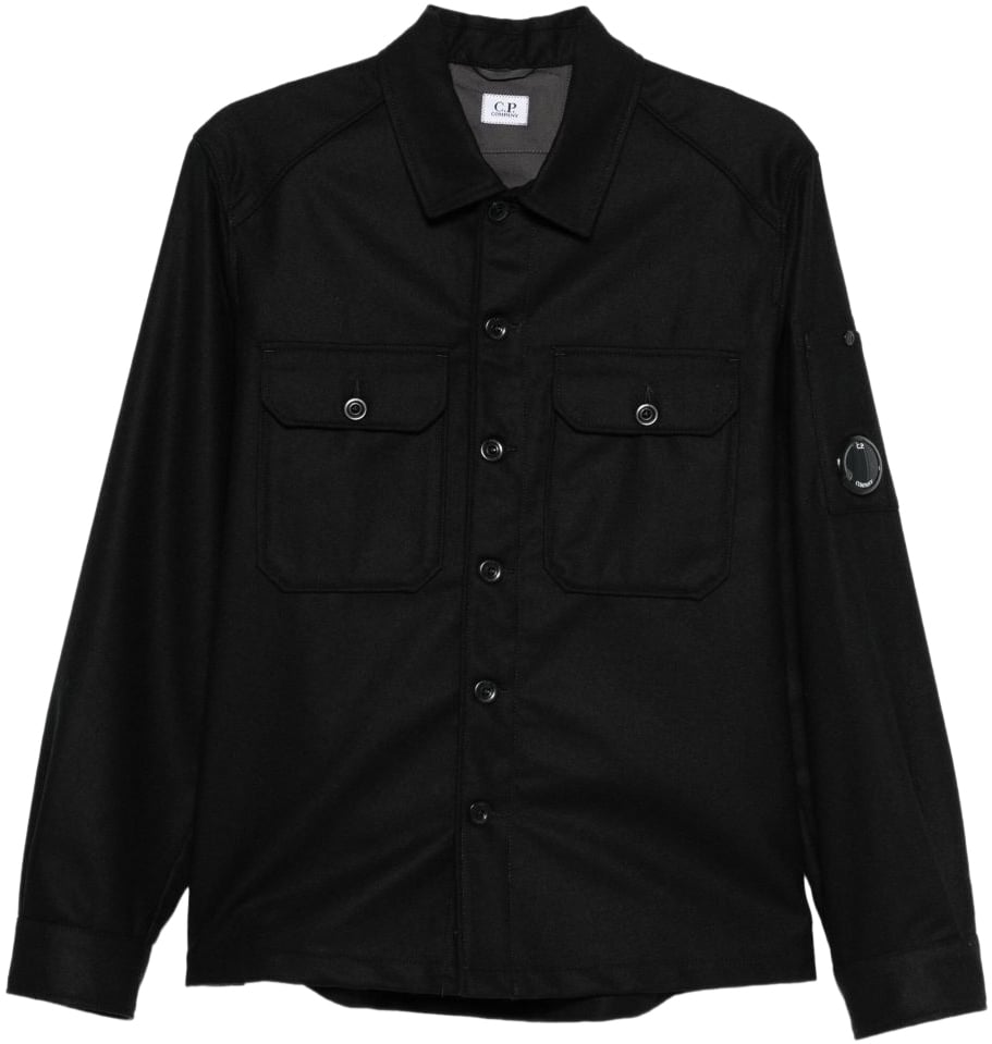 CP Company Shirts Black Zwart