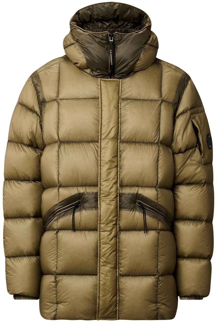 CP Company Heren D.D. Shell Hooded Jacket Bruin Bruin