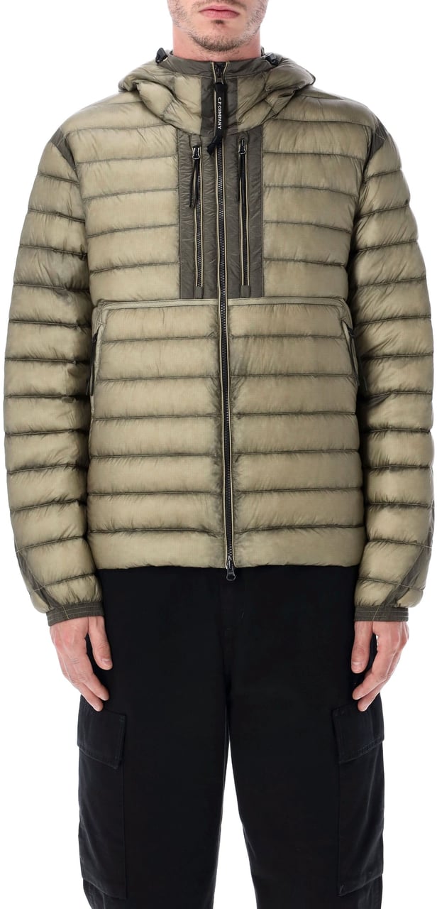 CP Company Dd Shell Light Puffer Jacket Fallen Rock Taupe