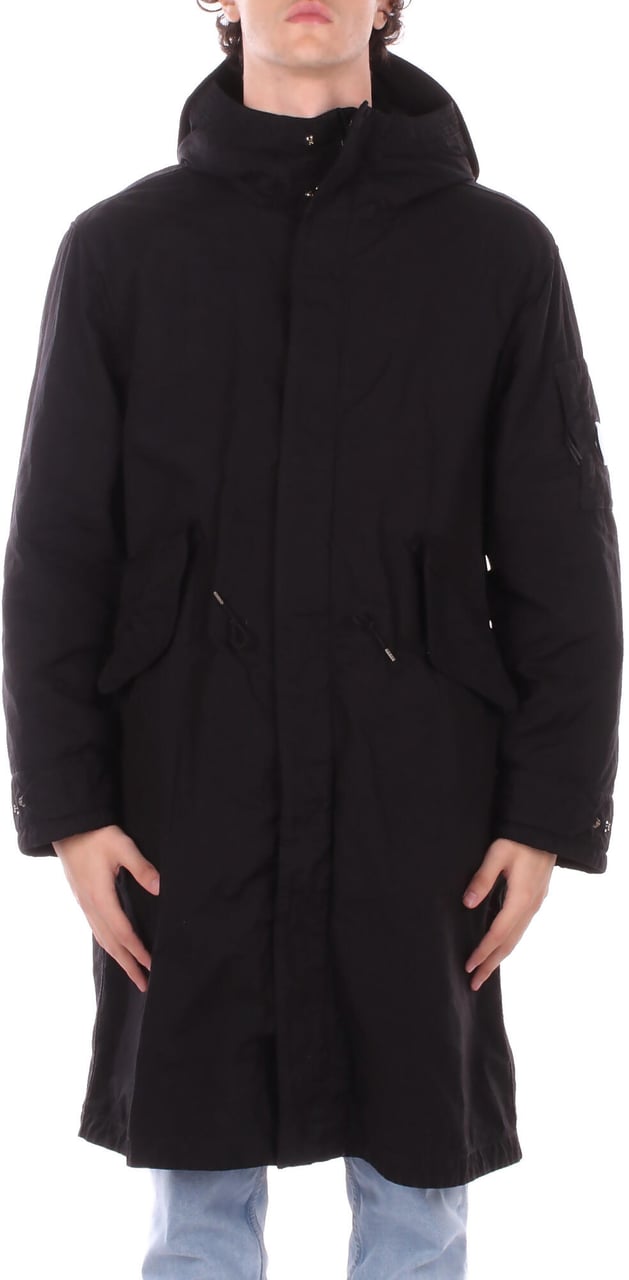 CP Company Coats Black Zwart