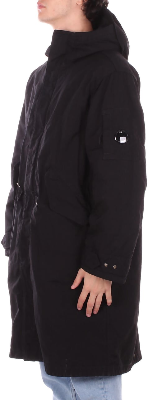 CP Company Coats Black Zwart