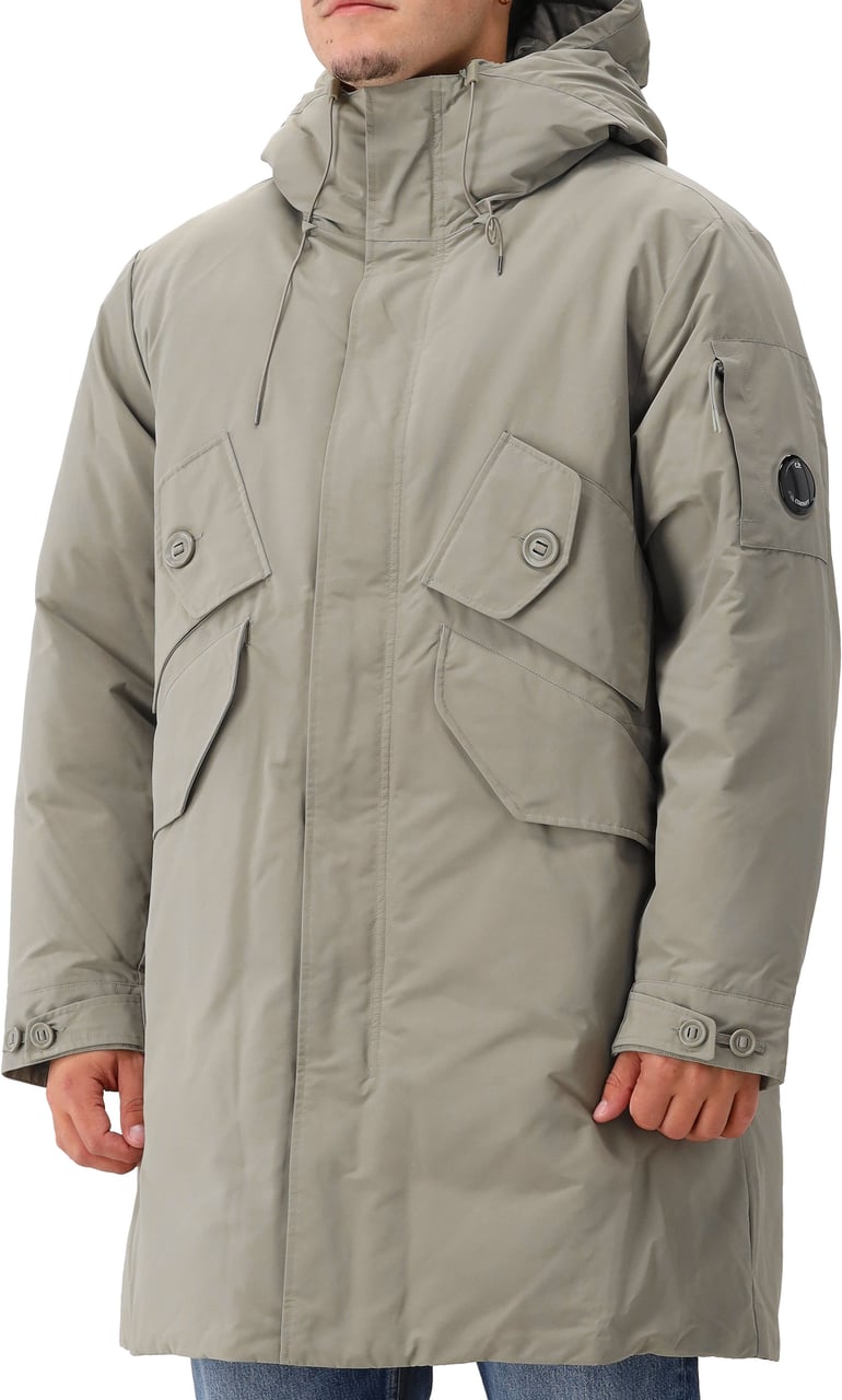 CP Company C.P. Company Jas Groen Long Jacket Recycled Groen