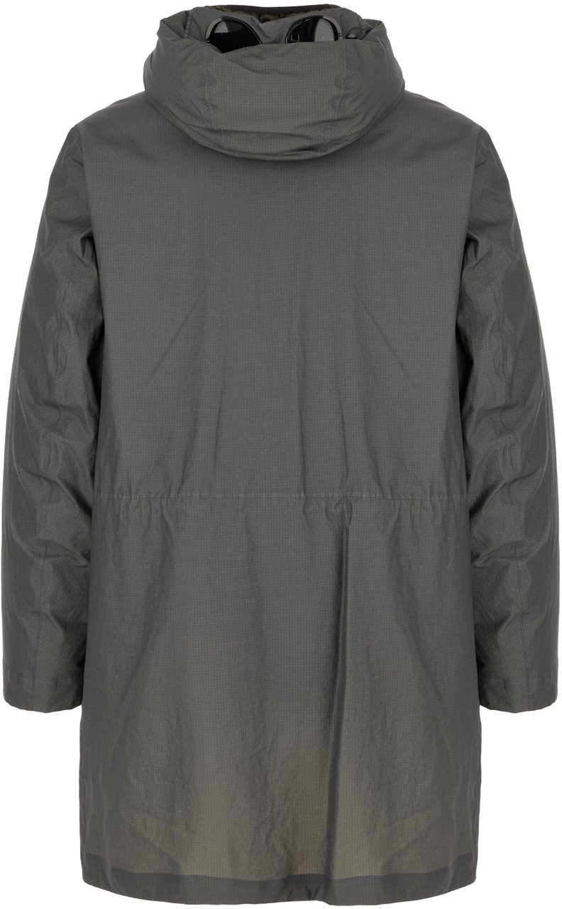 CP Company C.p. Company Grey nylon down jacket Grijs