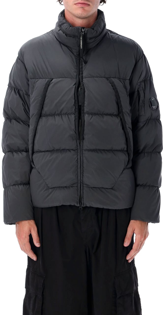 CP Company Nycra Puffer Jacket Dk Shadow Donkergrijs