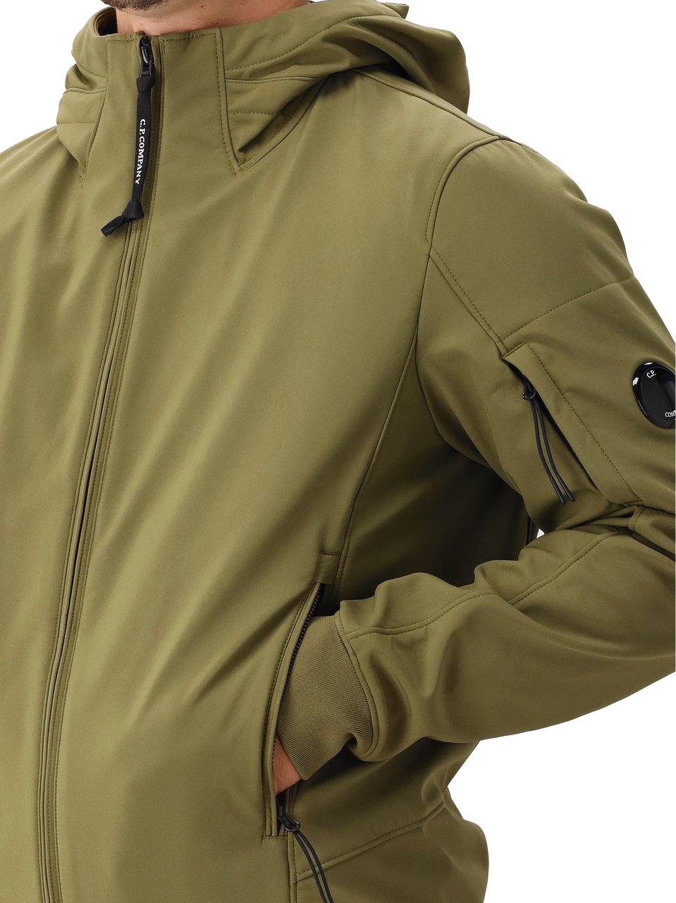 CP Company C.P. Company Jas Groen Medium Jacket Shell-R Softshell Groen