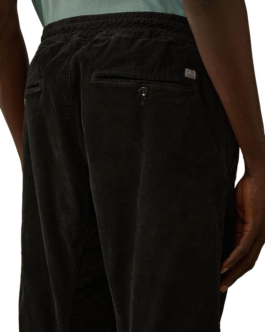CP Company Heren Curduroy Cargo Pants Zwart Zwart