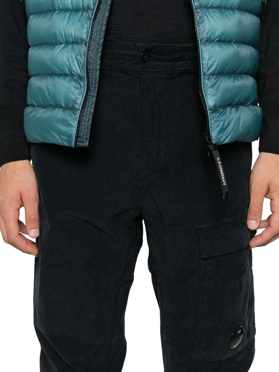 CP Company Trousers Total Eclipse Zwart