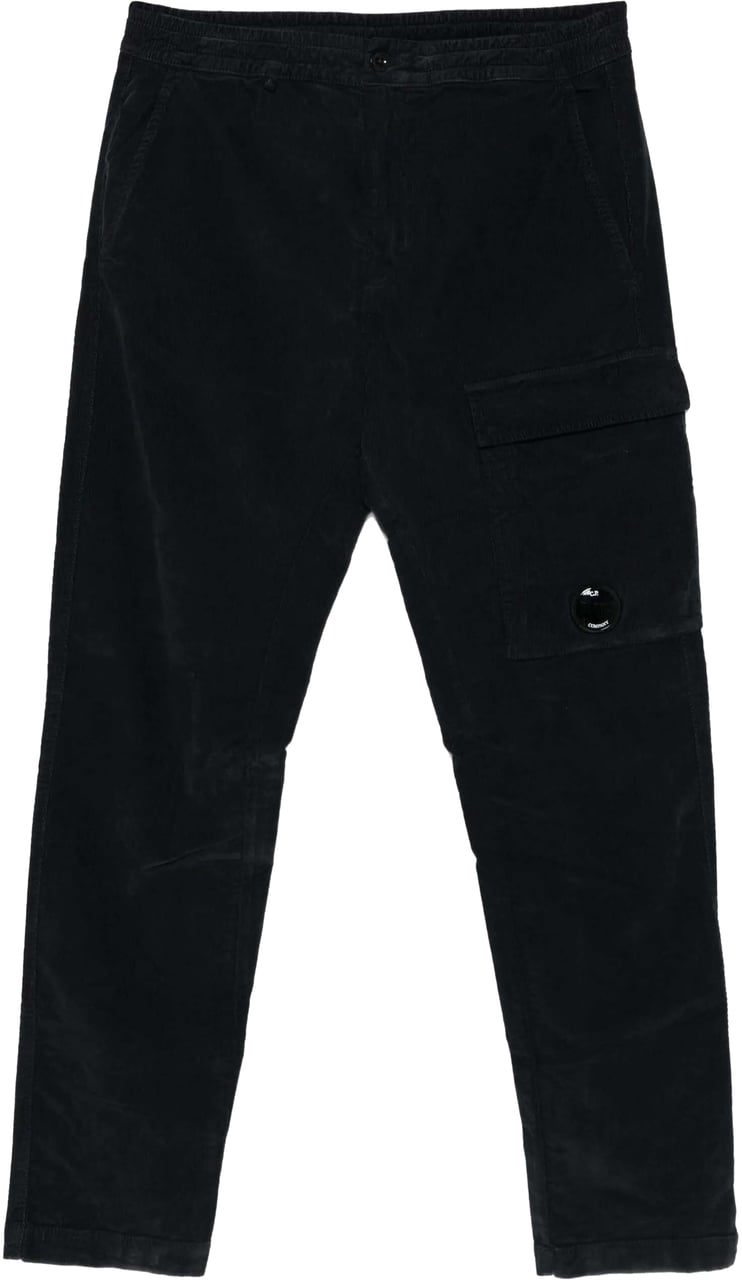 CP Company Trousers Total Eclipse Zwart