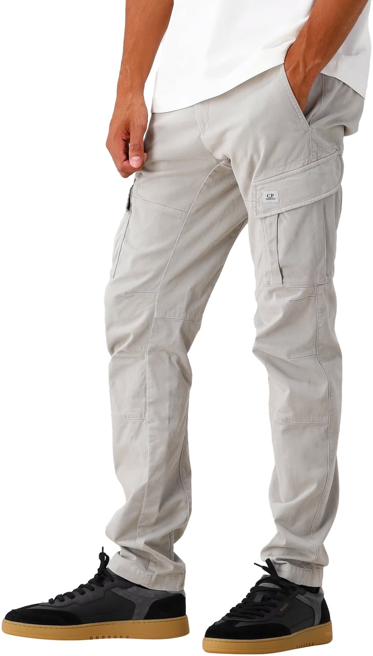CP Company C.P. Company Cargobroek Grijs Stretch Satin Grijs