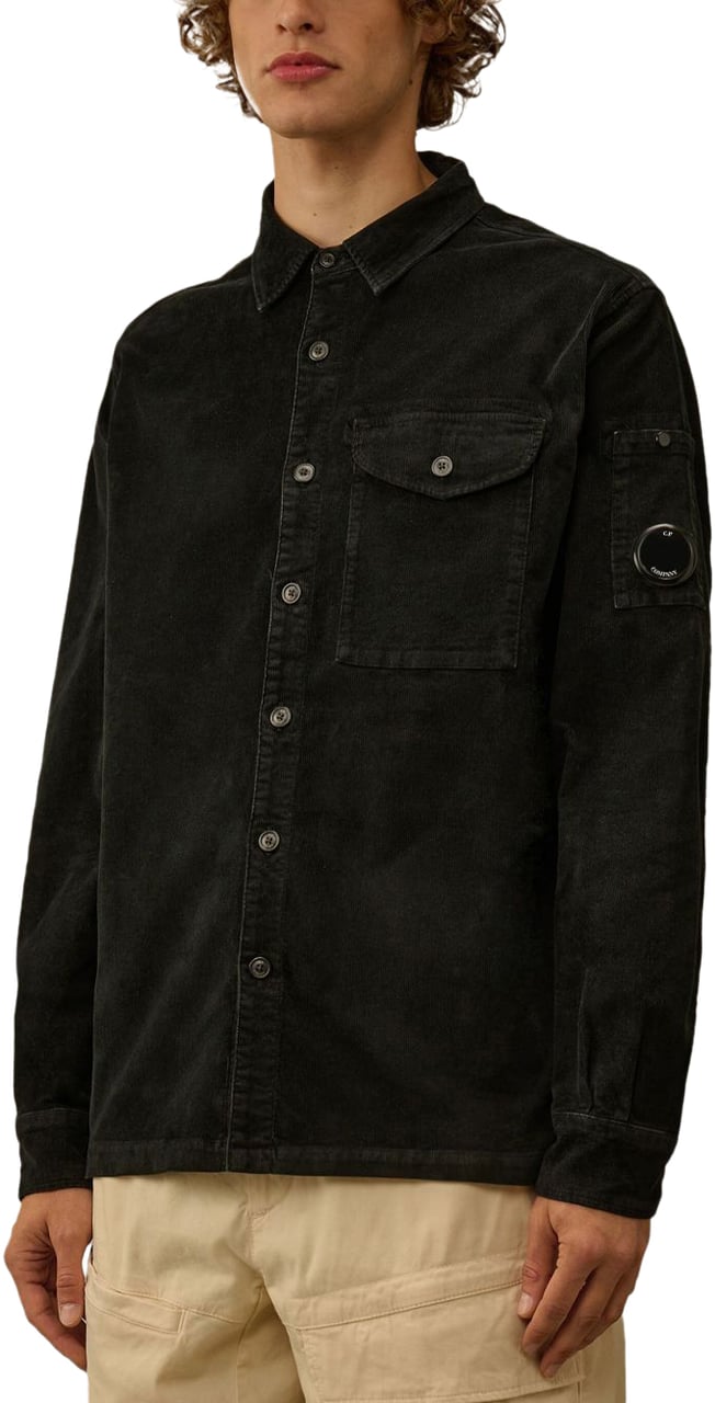 CP Company Shirts Black Zwart