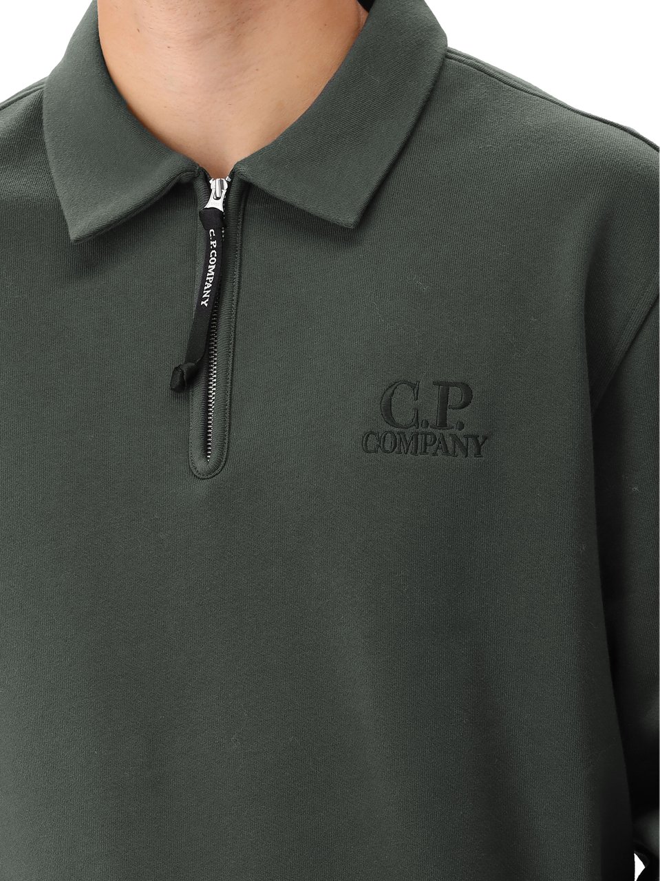 CP Company C.P. Company Sweater Grijs Half Zip Grijs
