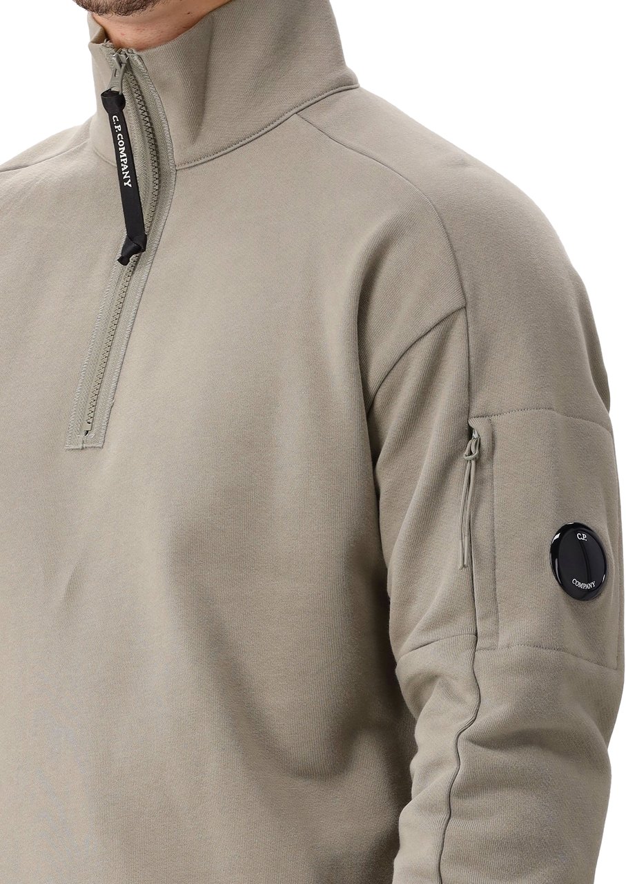 CP Company Sweatshirts - Polo Collar Groen