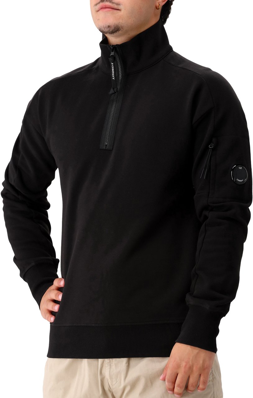 CP Company Heren Sweatshirts - Polo Collar Zwart