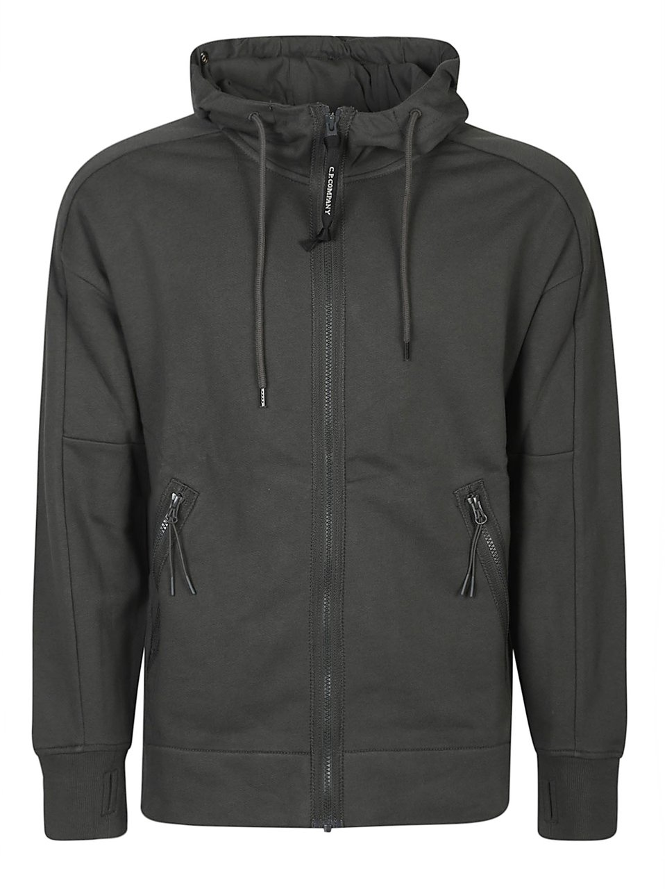 CP Company Full Zip Sweatshirt Brown Bruin