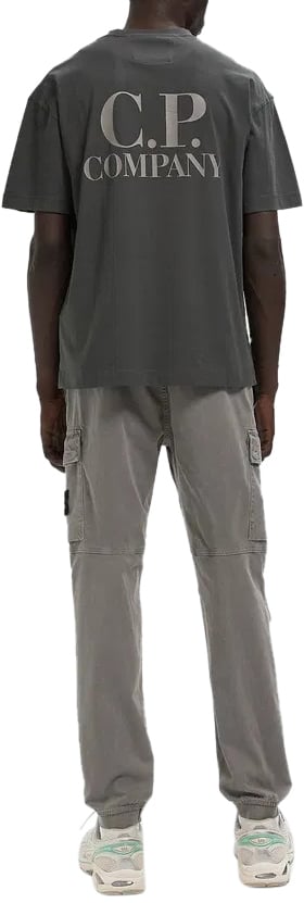 CP Company T-Shirts And Polos Dark Shadow Grijs