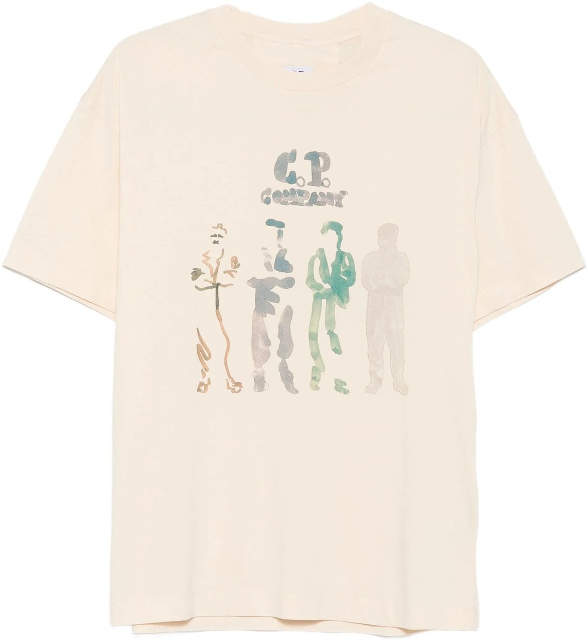 CP Company T-Shirts And Polos Pistachio Shell Groen