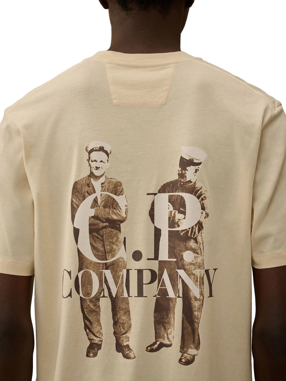 CP Company T-Shirts And Polos Pistachio Shell Groen
