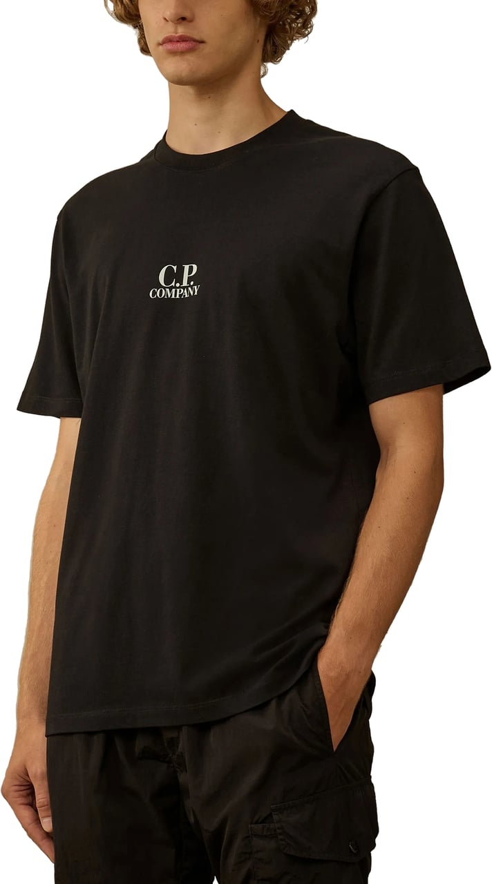 CP Company T-Shirts And Polos Black Zwart
