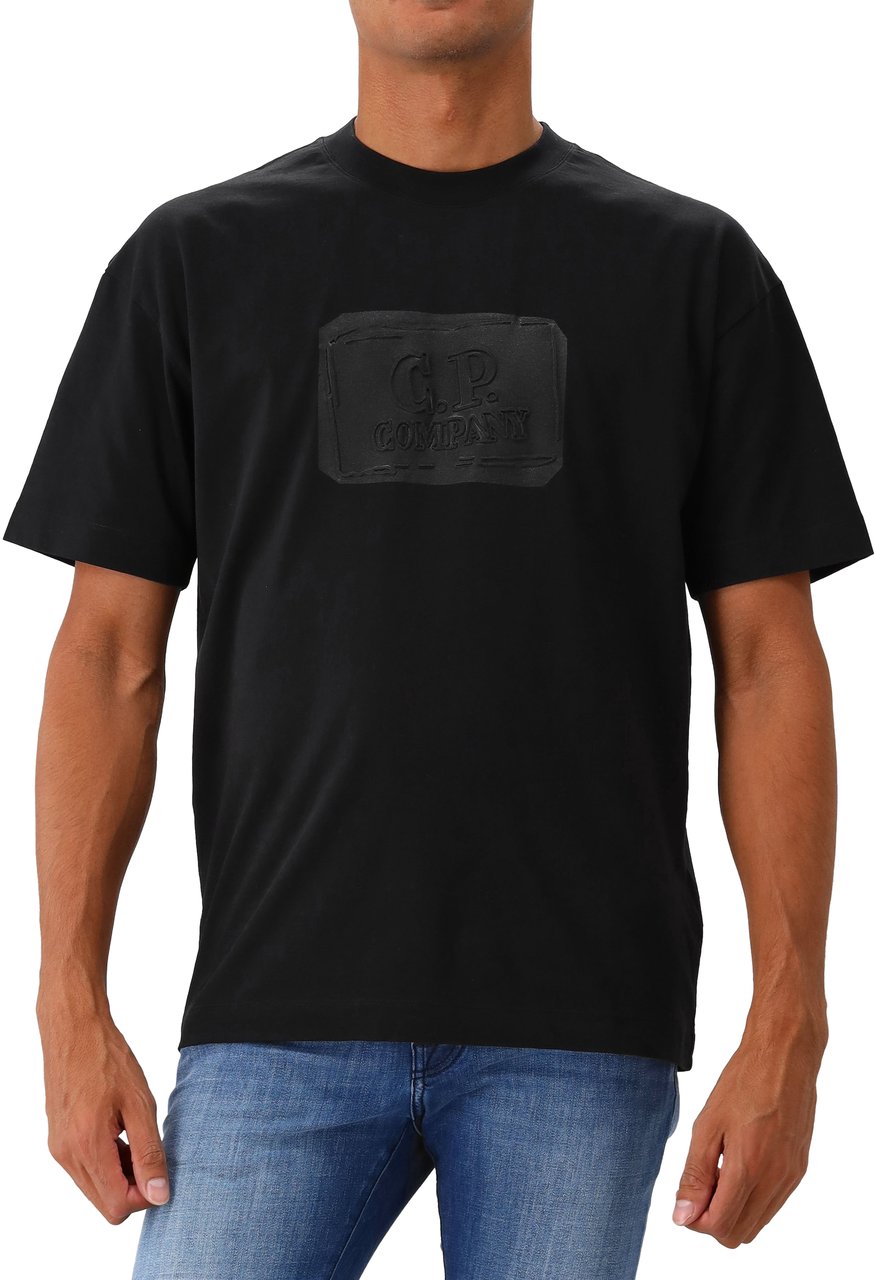 CP Company C.P. Company T-shirt Zwart Zwart