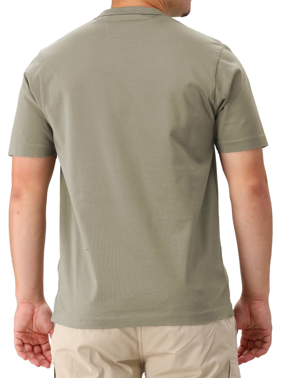 CP Company C.P. Company T-shirt Groen Mercerized Jersey 30/2 Twisted Groen