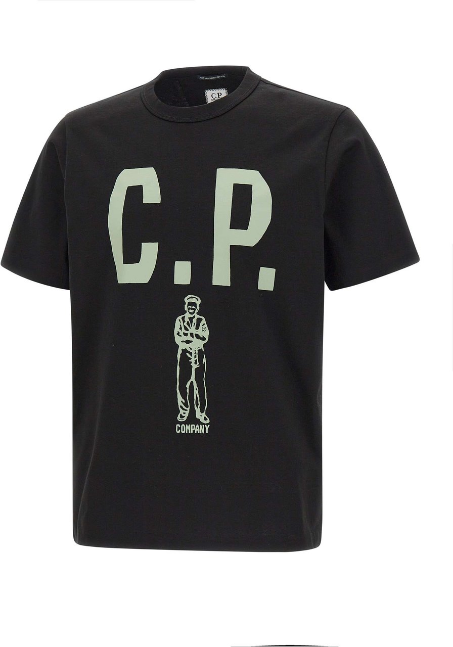 CP Company T-Shirts And Polos Black Zwart