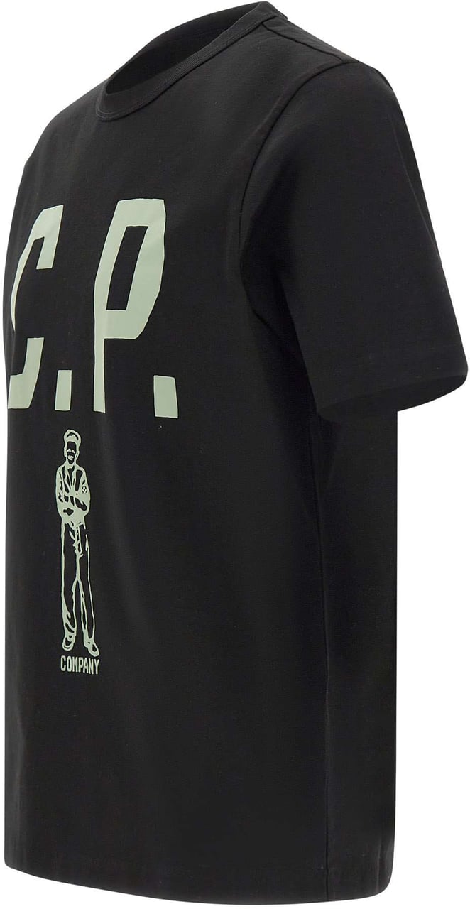 CP Company T-Shirts And Polos Black Zwart