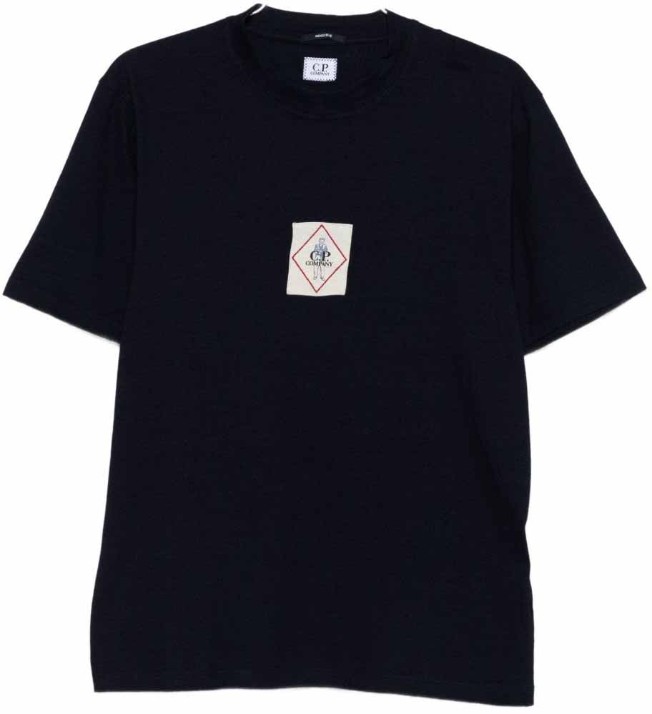 CP Company T-Shirts And Polos Blue Blauw