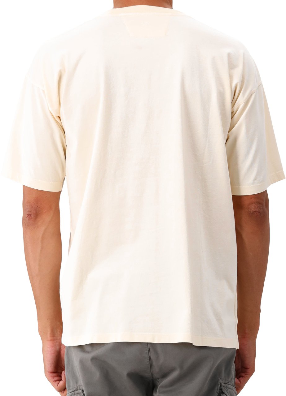CP Company C.P. Company T-shirt Beige Jersey 24/1 Printed Beige