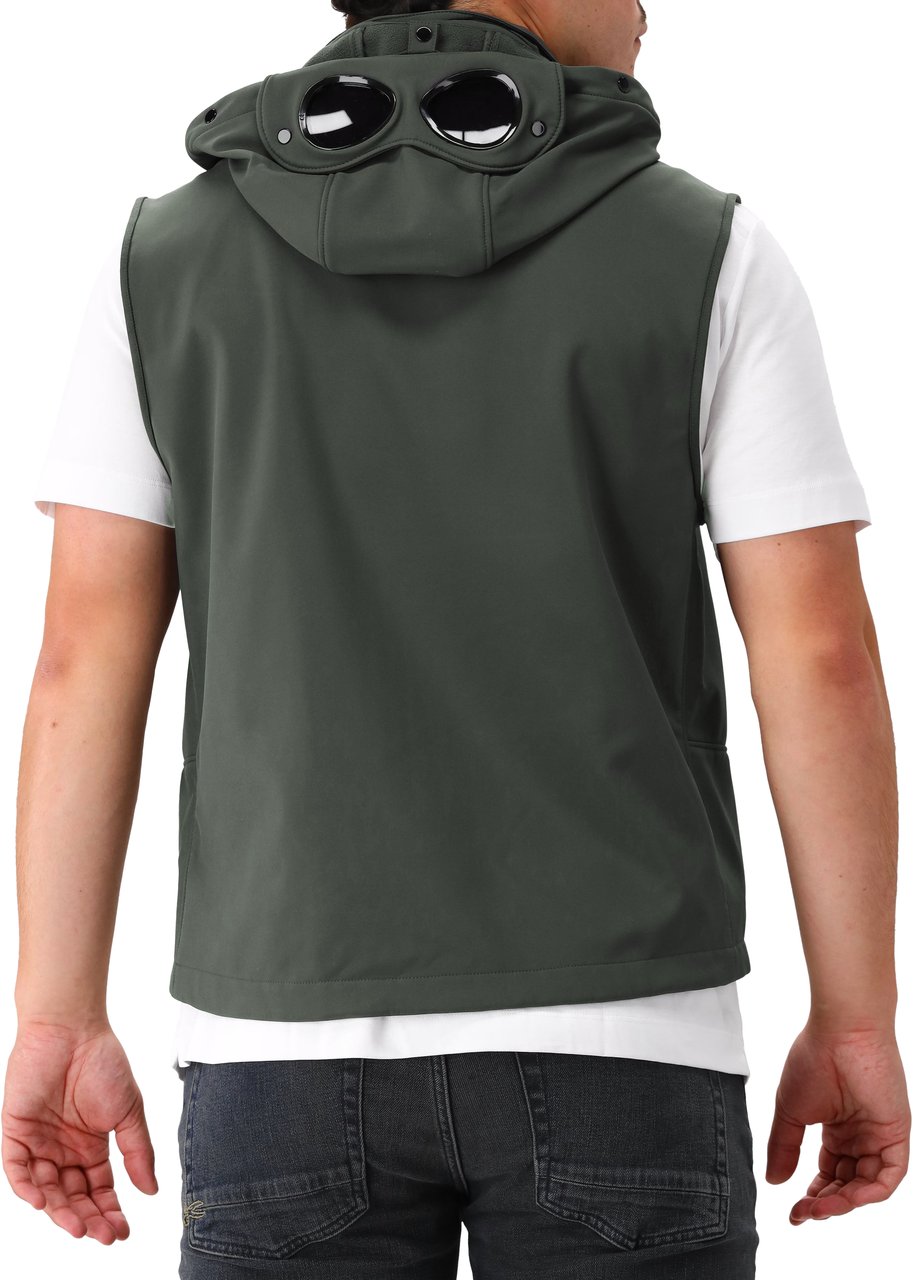 CP Company C.P. Company Bodywarmer Grijs Vest Shell-R Grijs