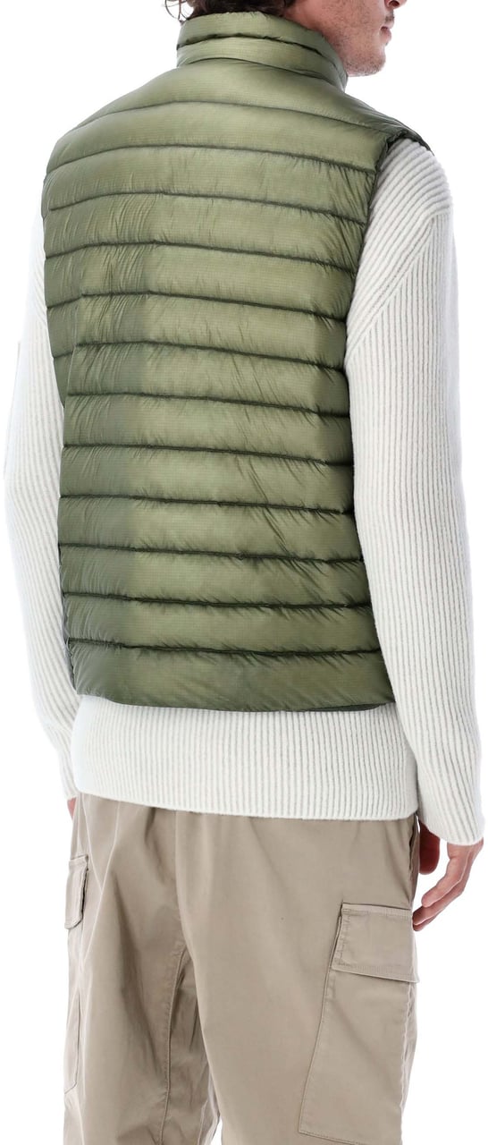 CP Company Dd Shell Light Puffer Vest Seagrass Groen