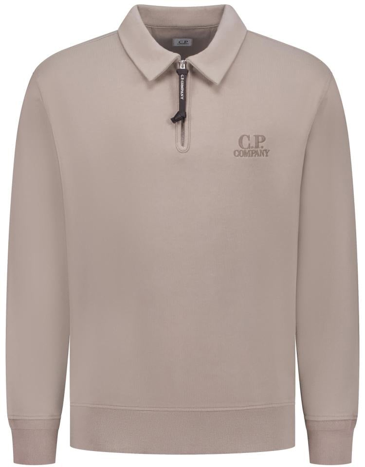 CP Company Sweatshirts - Polo Collar Groen