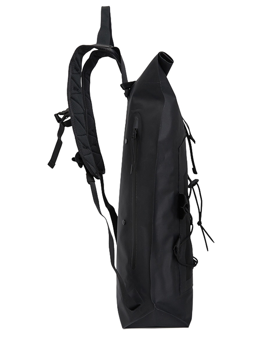 CP Company Roll-Top Buckle Polyamide Backpack Zwart