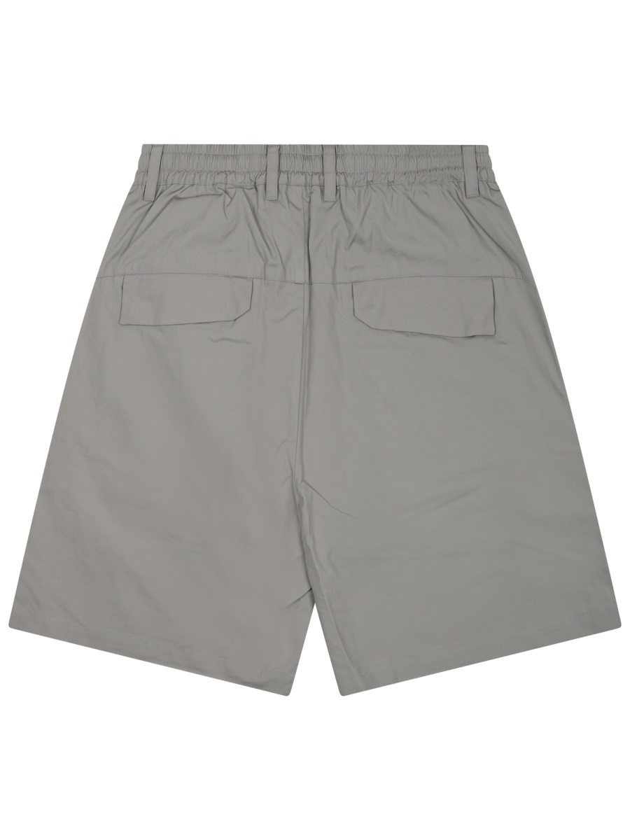 CP Company Metropolis Elastic Waistband Cotton Shorts Grijs