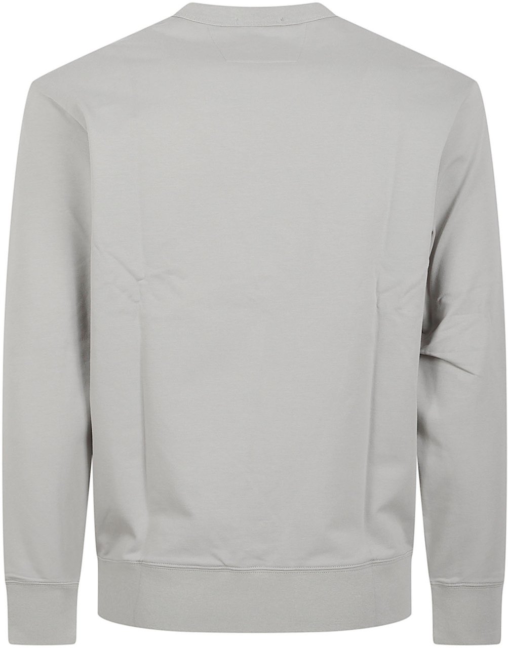 CP Company Light Grey Minimalist Crew Neck Sweater Wit