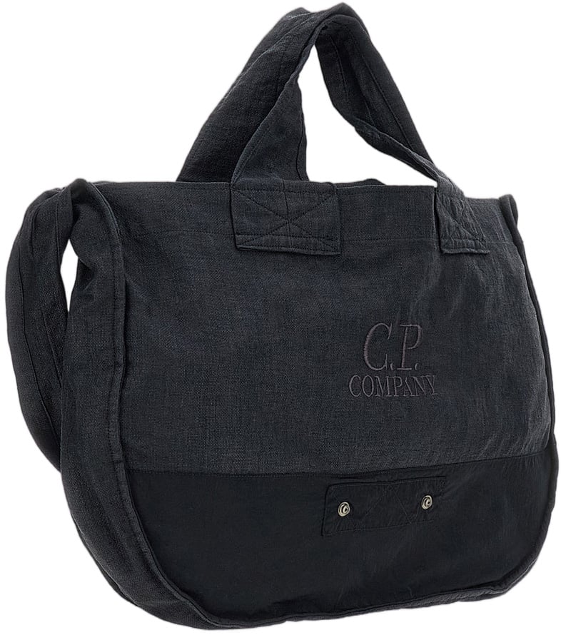 CP Company Raffia Shopping Bag Zwart