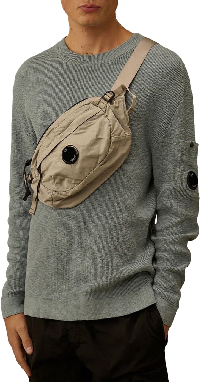 CP Company C.P.Company Heren Waist Lens Bag Grijs/Beige Grijs