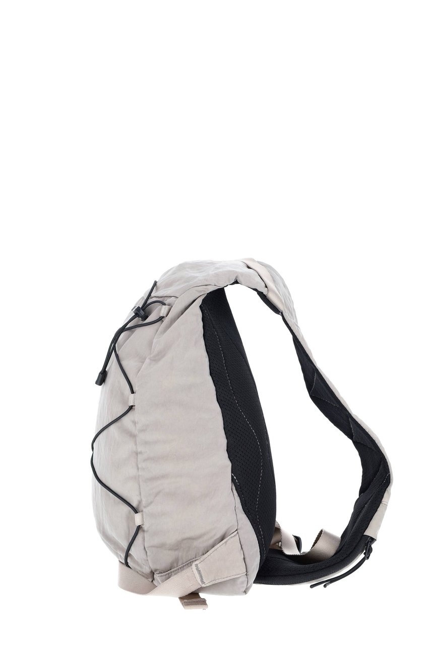 CP Company Grey Nylon-B Technical Backpack Grijs