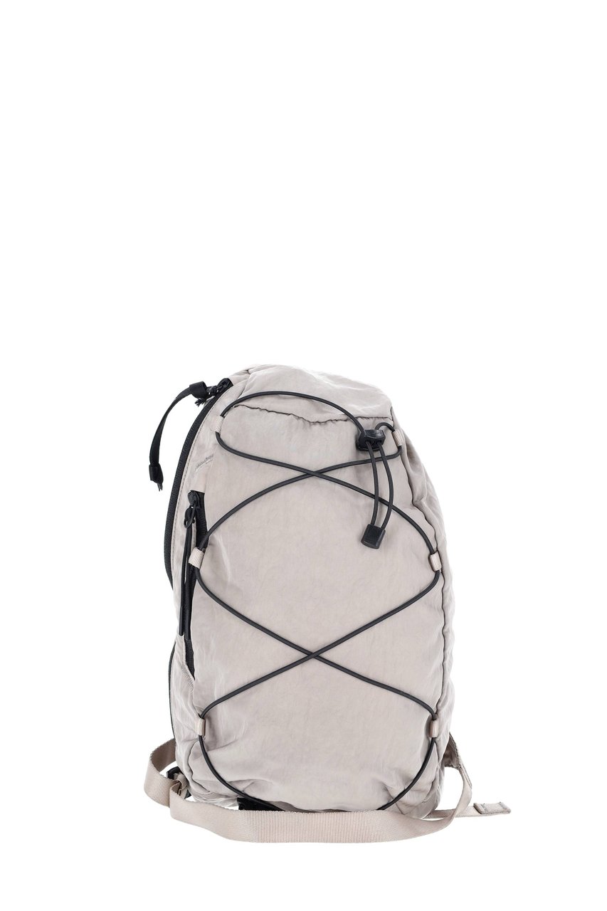 CP Company Grey Nylon-B Technical Backpack Grijs