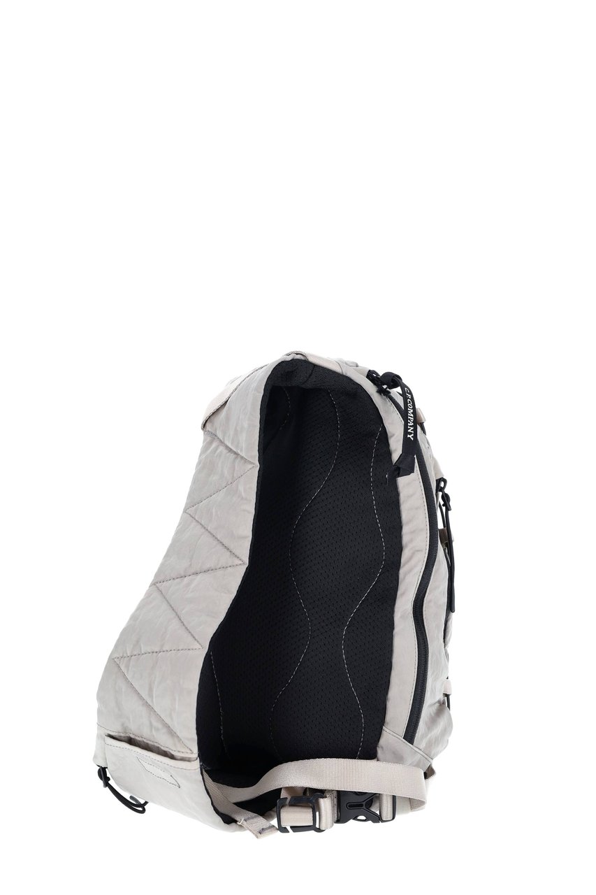 CP Company Grey Nylon-B Technical Backpack Grijs