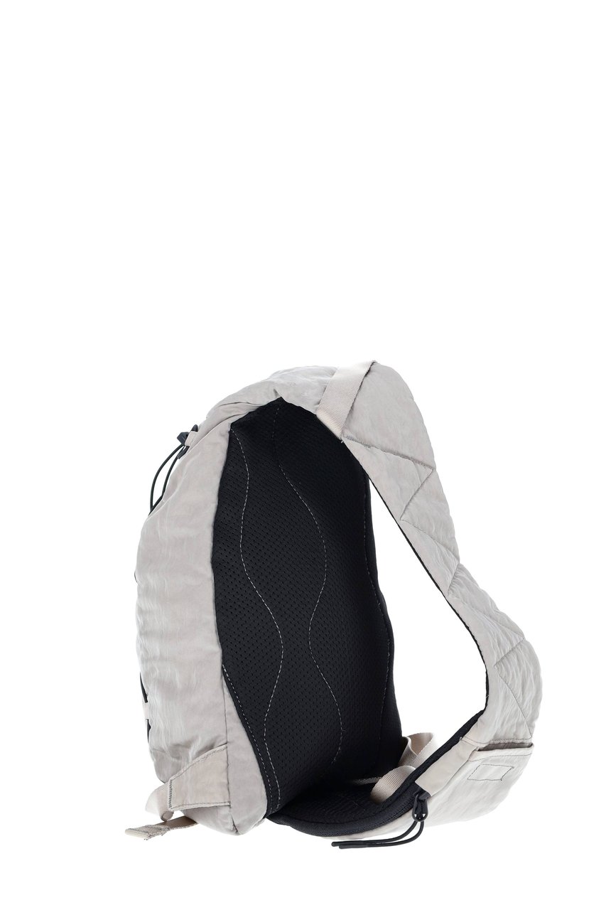 CP Company Grey Nylon-B Technical Backpack Grijs