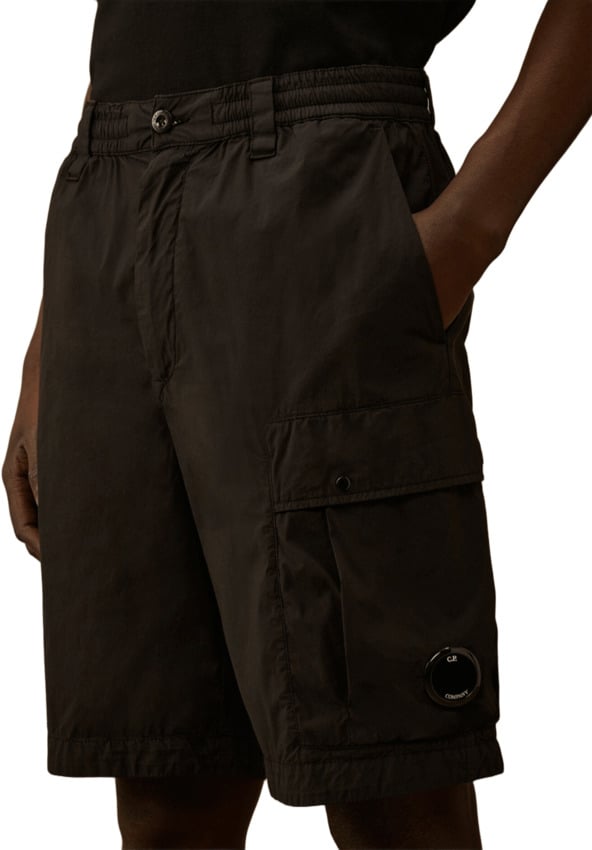 CP Company C.p. Company Pantaloncini Nero Zwart