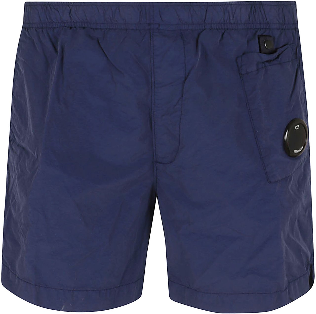 CP COMPANY BEACHWEAR BOXER IN FLATT NYLON Lichtblauw