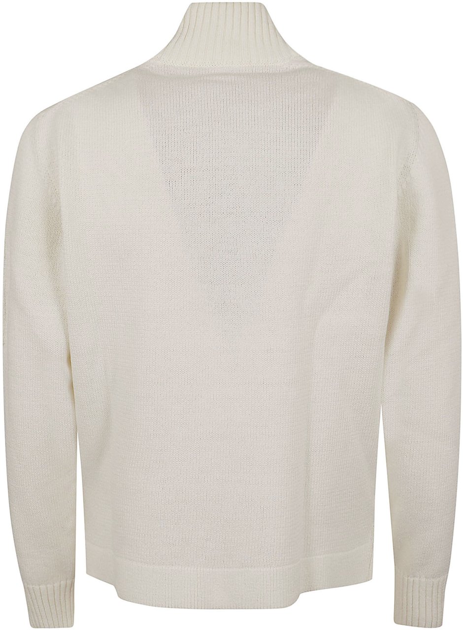 CP Company CP COMPANY COMPACT COTTON ZIPPED CARDIGAN Wit