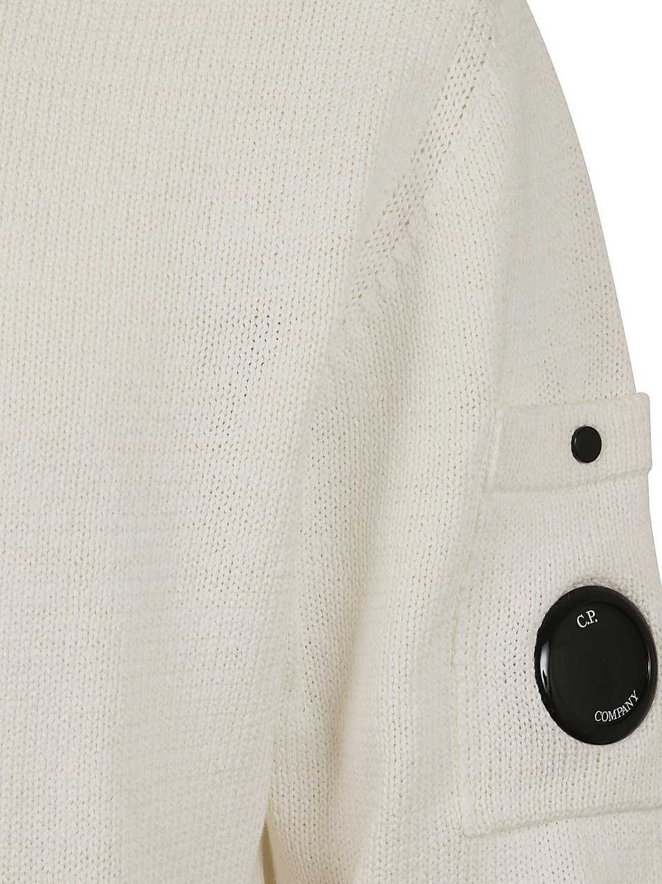 CP Company CP COMPANY COMPACT COTTON ZIPPED CARDIGAN Wit