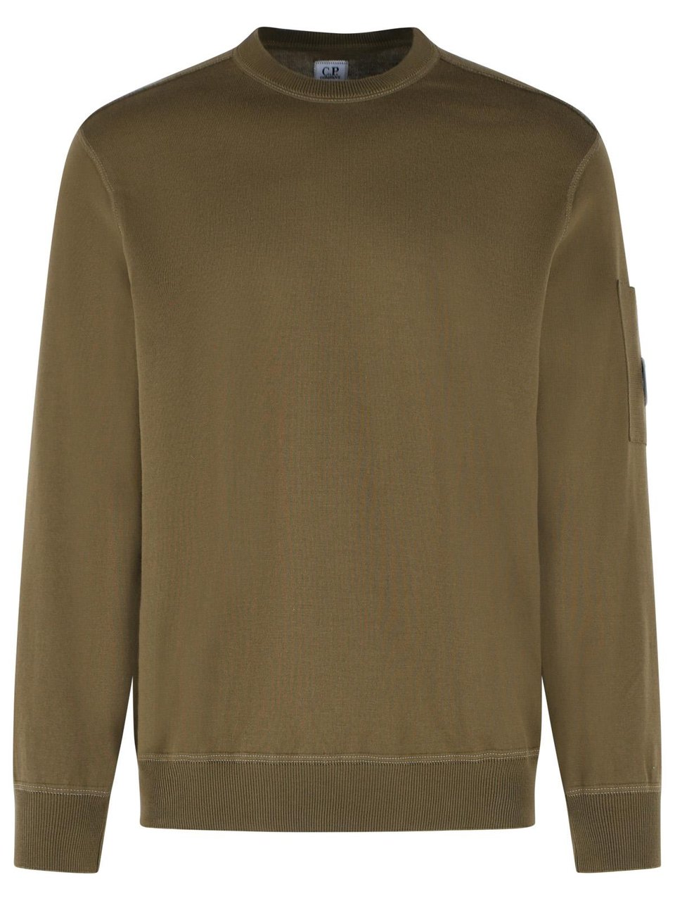 CP Company Green Cotton Sweater Bruin