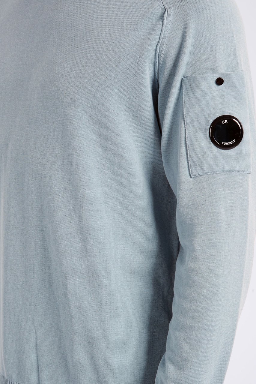 CP Company Sweaters Silver Blue Zilver