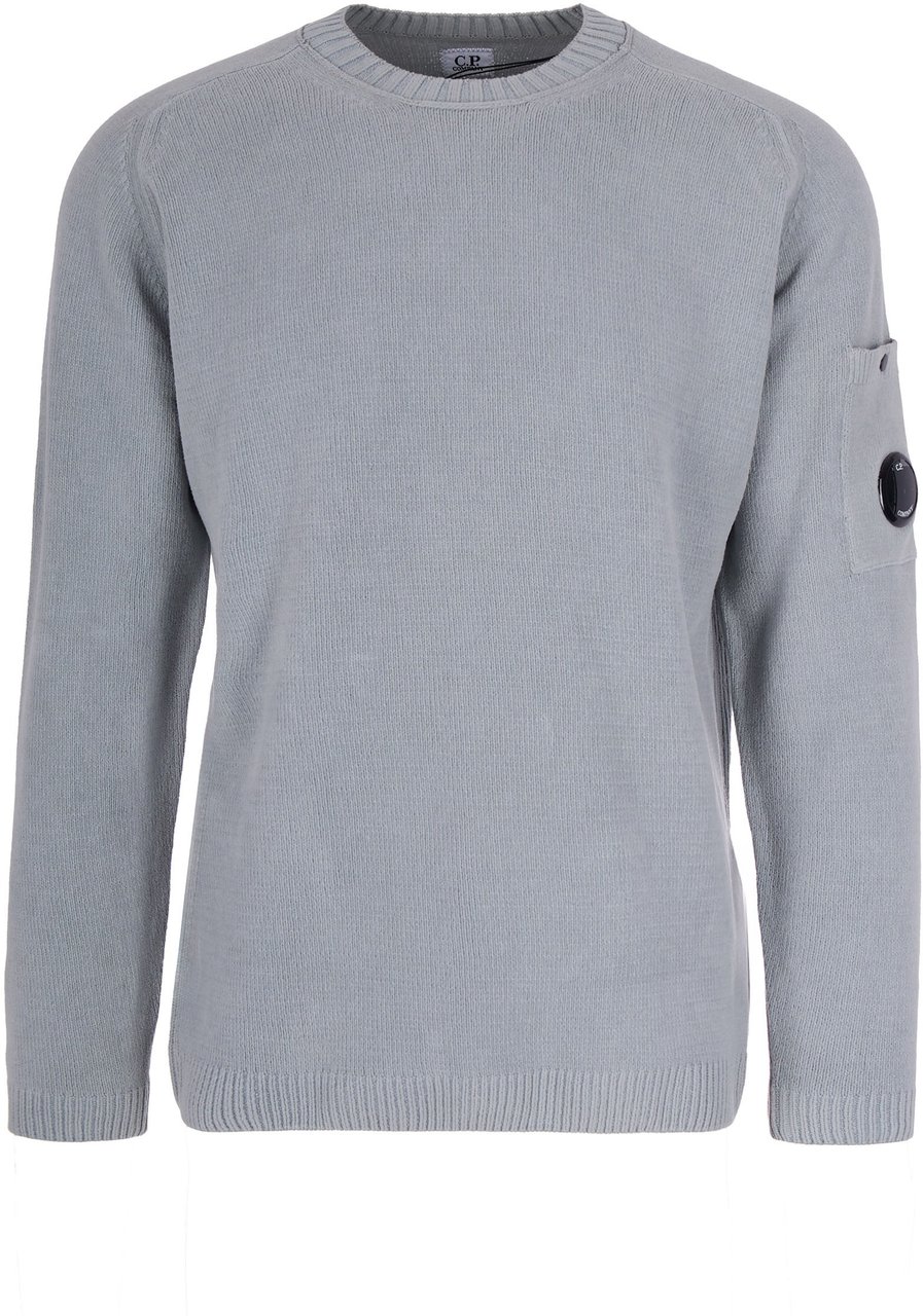CP Company Sweaters Silver Blue Zilver