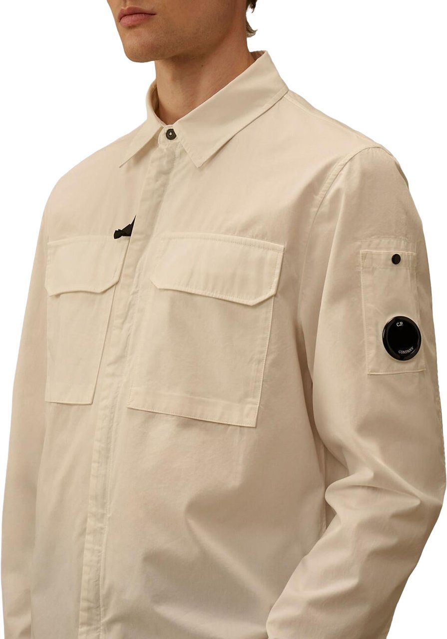 CP Company Heren Overshirt - Overshirt Wit