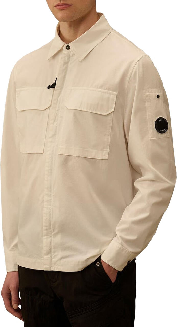 CP Company Heren Overshirt - Overshirt Wit
