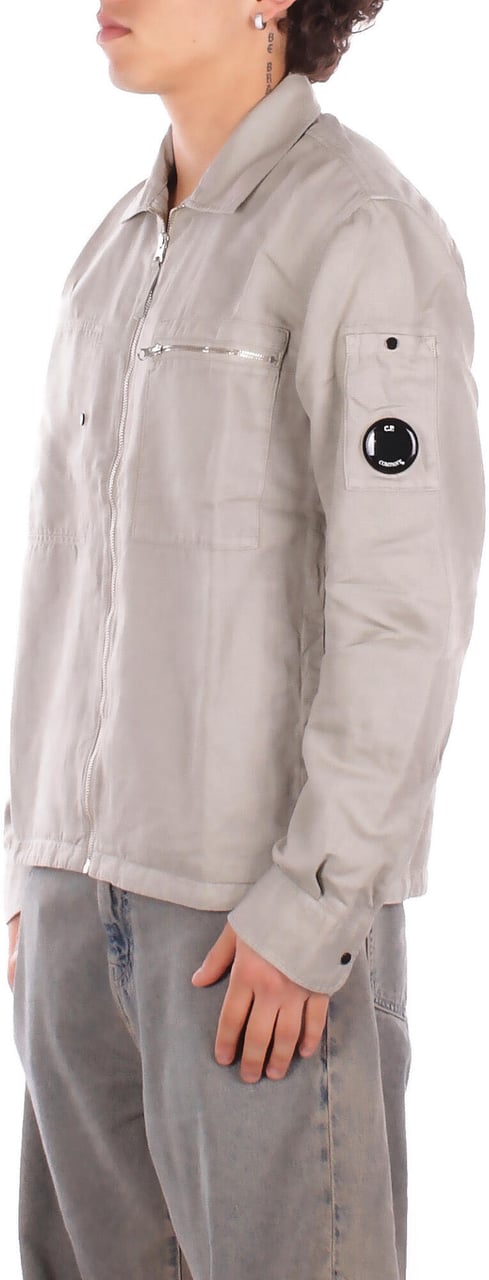 CP Company Coats Grigio Chiaro Lichtgrijs